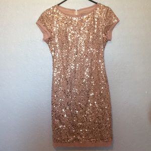 Vince Camuto Sparkly pink/peach color Dress Size 2